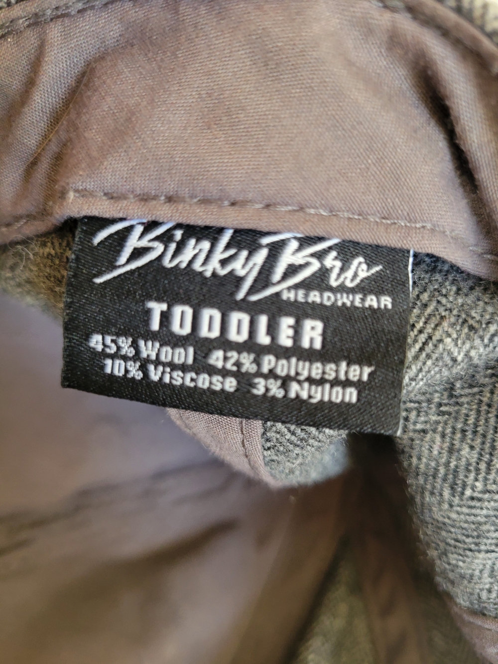 Binky Bro Toddler Gray Wool Blend Hat